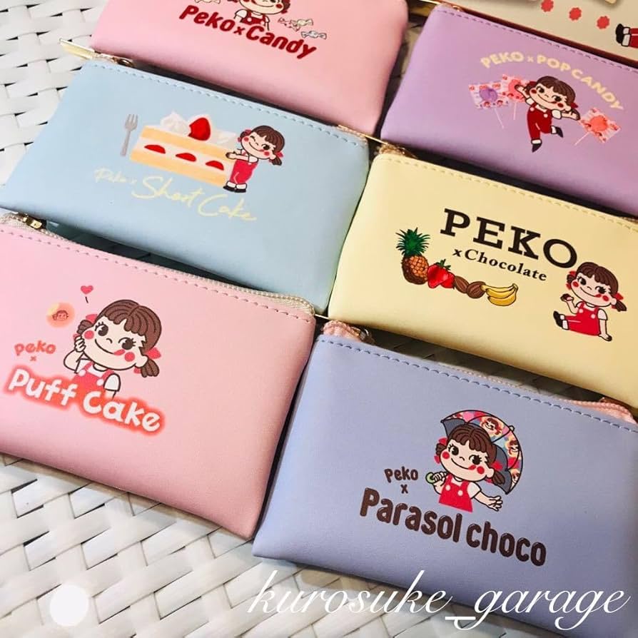Amazon.co.jp: 不二家ペコちゃんシークレットミニポーチフラット